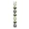 7 Pack 1.5" Silver & Gold Leaf Design Shatterproof Ball Ornaments by Ashland®